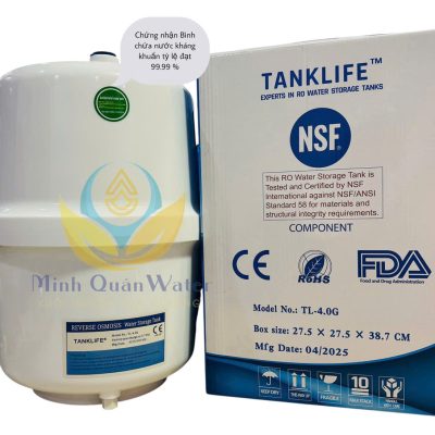 Bình áp nhựa tanklife nhập khẩu chính hãng loại 10 lít